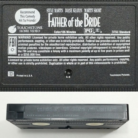 Father of the Bride (VHS, 1992) 4779E1M - Picture 9 of 10